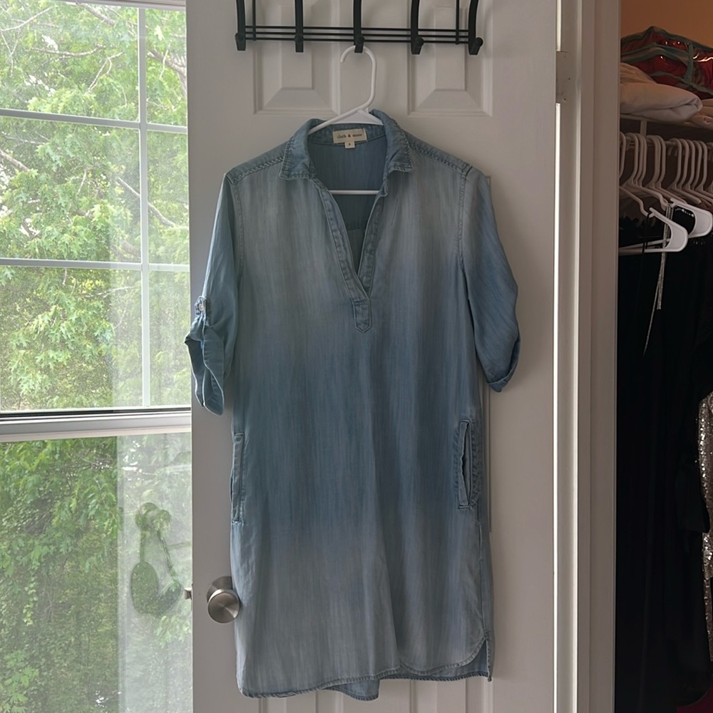 Cloth and Stone Denim Dress - S size